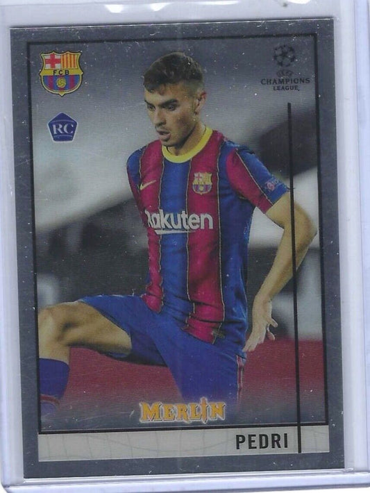 PEDRI 2020-21 TOPPS MERLIN ROOKIE RC #89