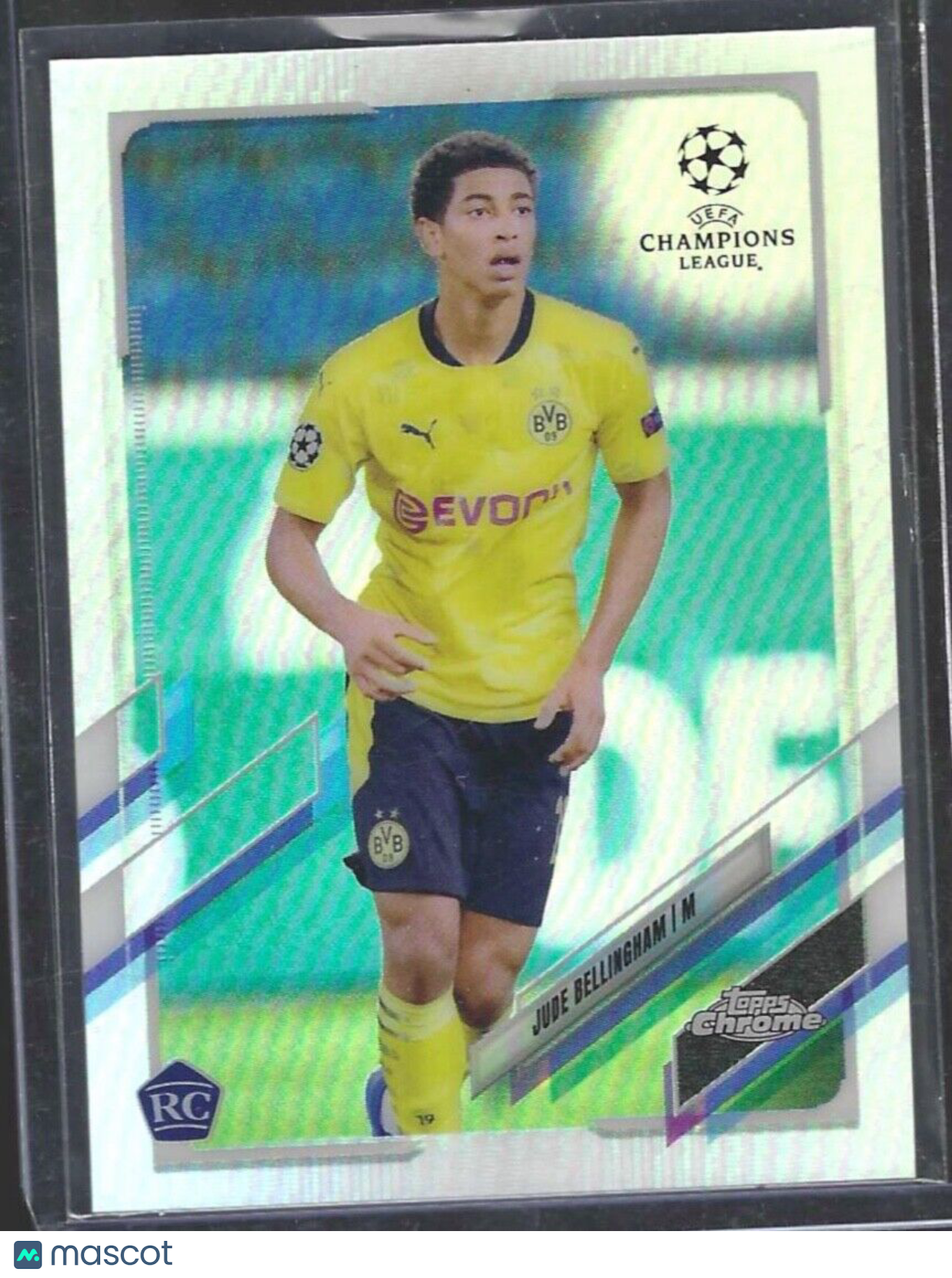JUDE BELLINGHAM 2020-21 TOPPS CHROME SILVER REFRACTOR ROOKIE RC #68