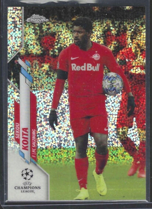 SEKOU KOITA 2019-20 TOPPS CHROME UEFA SPECKLE REFRACTOR RC #78