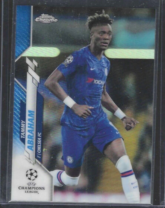 TAMMY ABRAHAM 2019-20  TOPPS CHROME UEFA BLUE REFRACTOR RC #D 050/150
