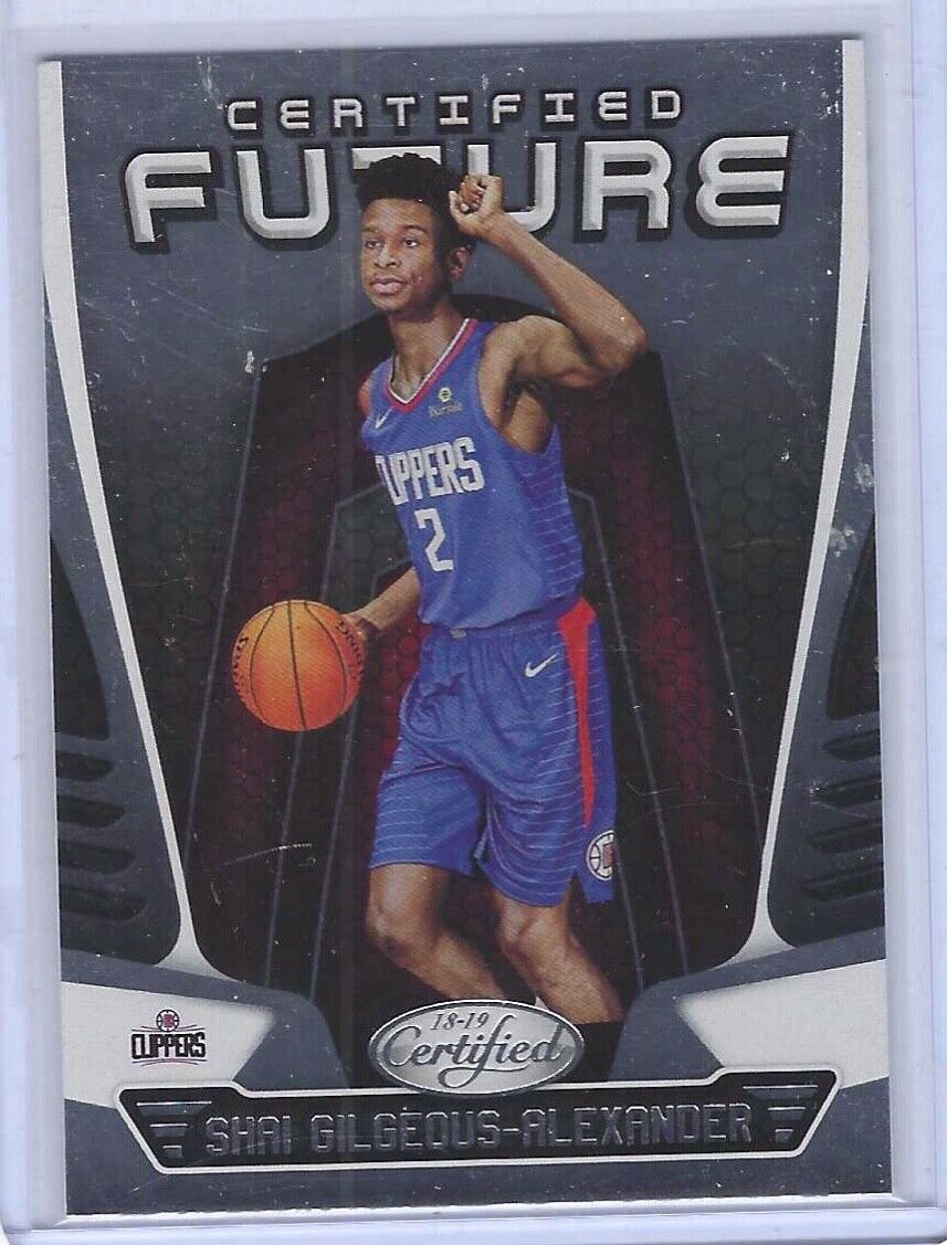 SHAI GILGEOUS-ALEXANDER 2018-19 PANINI CERTIFIED FUTURE ROOKIE RC #CF-11