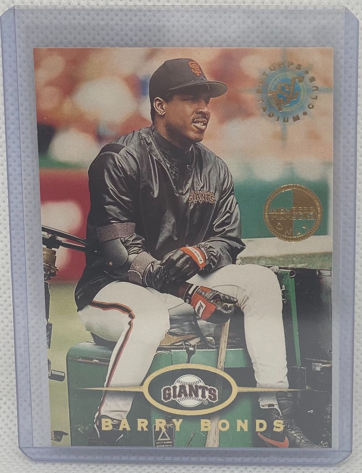 BARRY BONDS 1995 TOPPS STADIUM CLUB GOLD MEMBERS ONLY #271