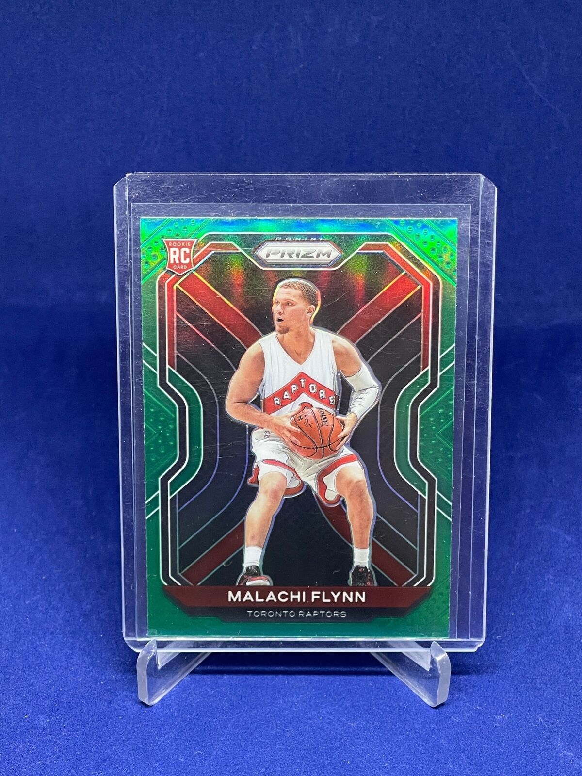 MALACHI FLYNN 2020-21 PANINI PRIZM GREEN PRIZMS ROOKIE RC #287