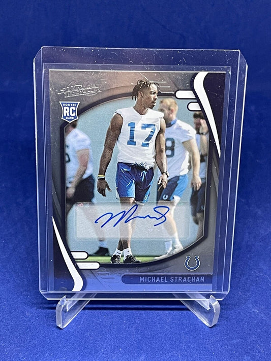 MICHAEL STRACHAN 2021 PANINI ABSOLUTE ROOKIE AUTO RC #188