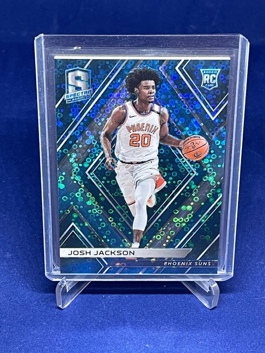 JOSH JACKSON 2017-18 PANINI SPECTRA BLUE DISCO PRIZM ROOKIE RC #D 3/99