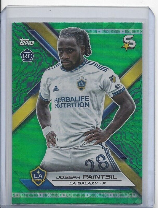 JOSEPH PAINTSIL 2024 TOPPS MLS SUPERSTARS GREEN UNCOMMON RC #154