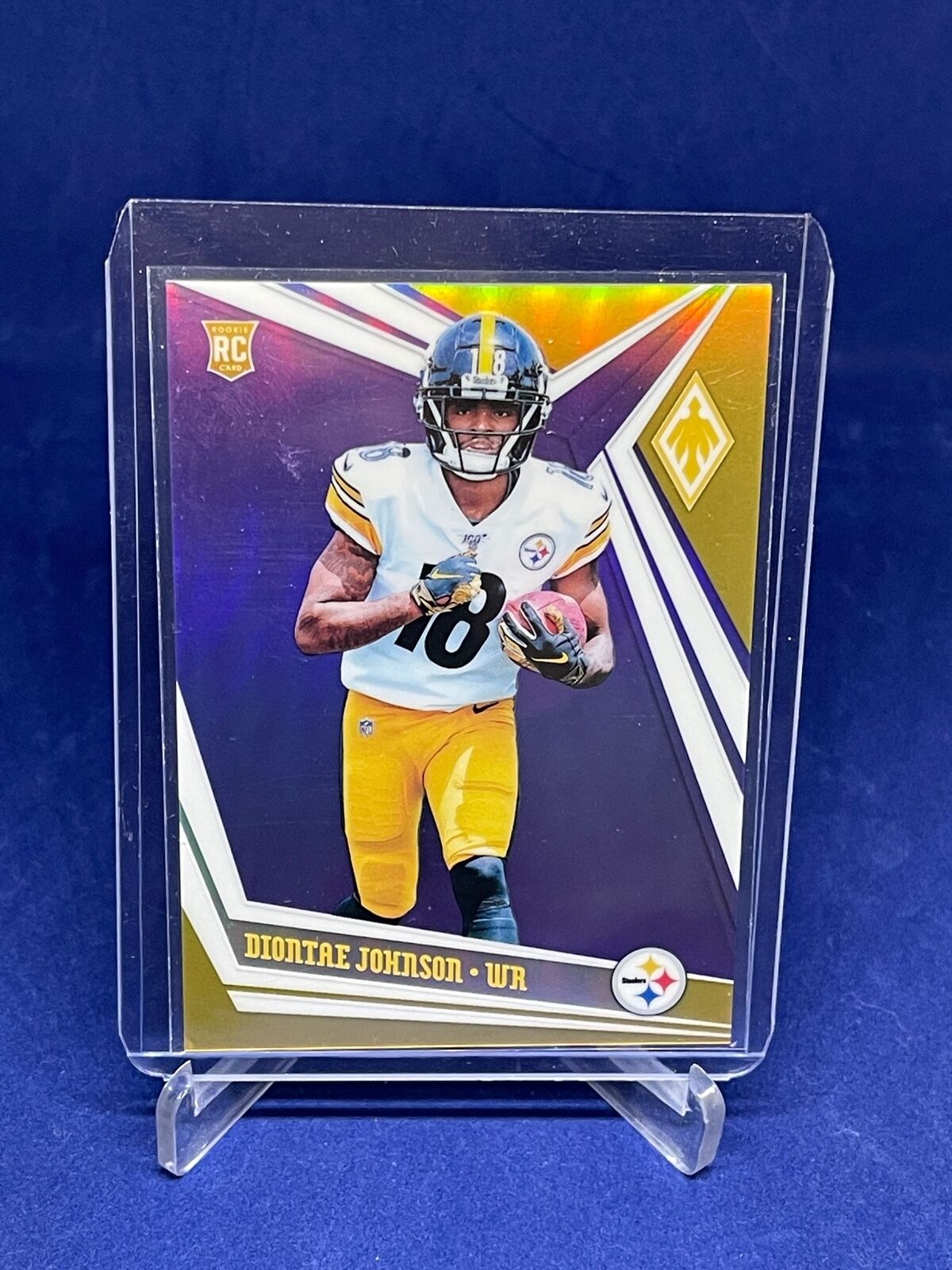 DIONTAE JOHNSON 2019 PANINI PHOENIX PURPLE PRIZM ROOKIE RC #D 147/149
