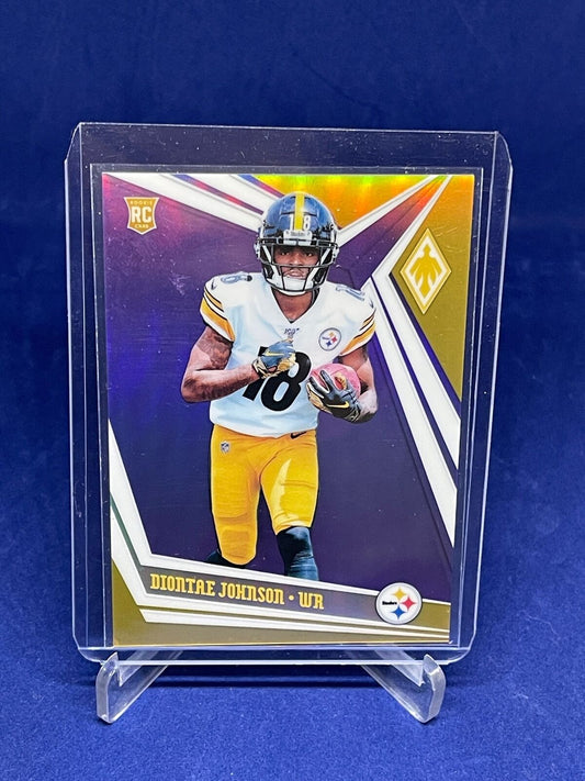 DIONTAE JOHNSON 2019 PANINI PHOENIX PURPLE PRIZM ROOKIE RC #D 147/149