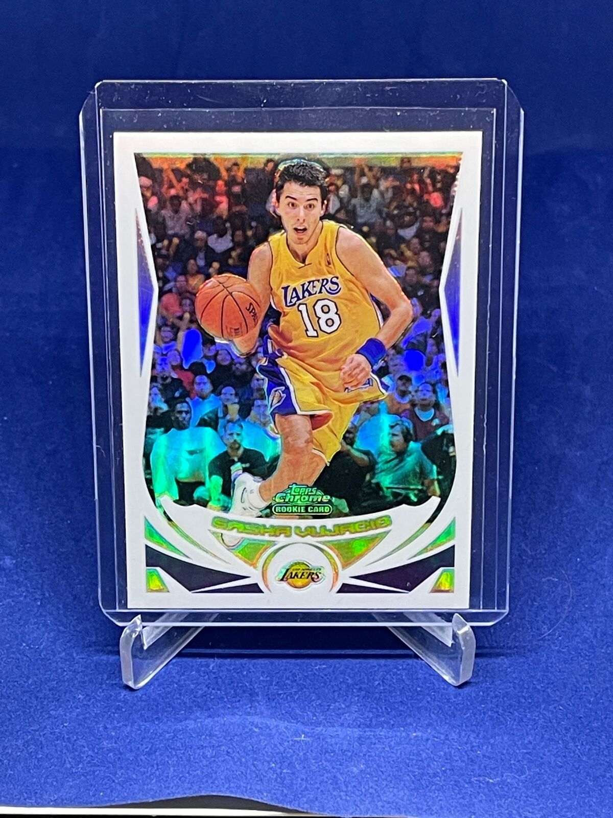 SASHA VUJACIC 2004-05 TOPPS CHROME REFRACTOR ROOKIE RC #192