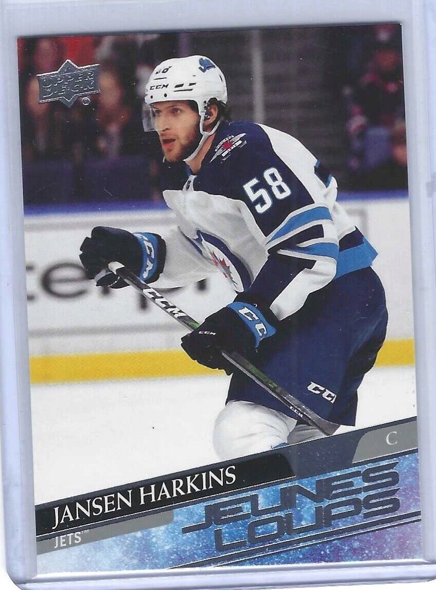 JANSEN HARKINS 2020 UPPER DECK SERIES TWO JEUNES LOUPES FRENCH SP RC #229