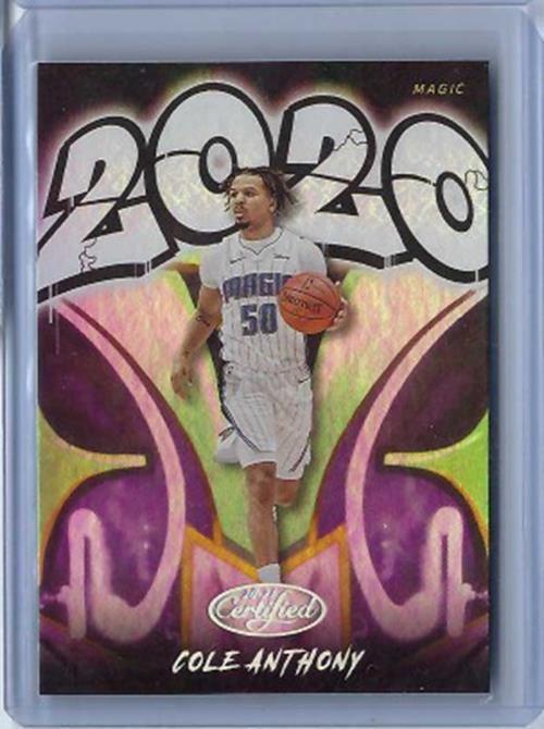 COLE ANTHONY 2020-21 PANINI CERTIFIED GRAFFITI #16