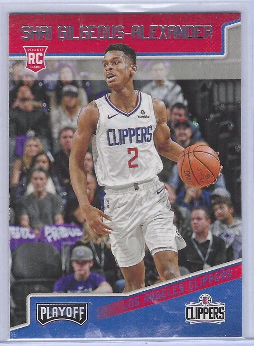 SHAI GILGEOUS-ALEXANDER 2018-19 PANINI CHRONICLES PLAYOFF ROOKIE RC #195