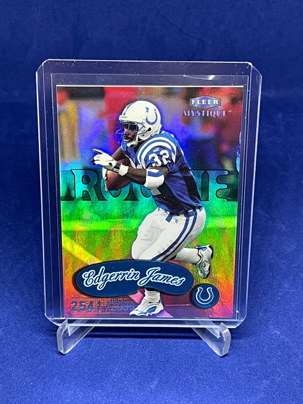 EDGERRIN JAMES 1999 FLEER MYSTIQUE ROOKIE RC #D 2541/2999