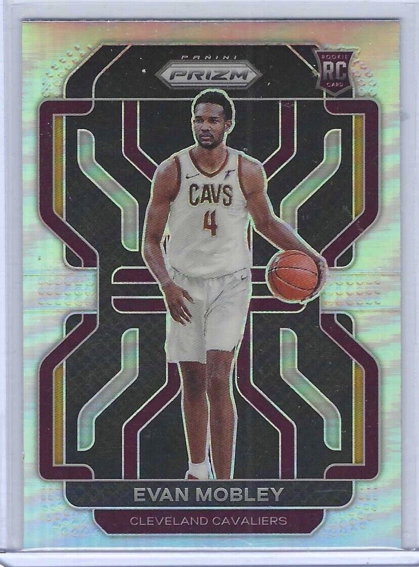 EVAN MOBLEY 2021-22 PANINI PRIZM SILVER PRIZM ROOKIE RC #325