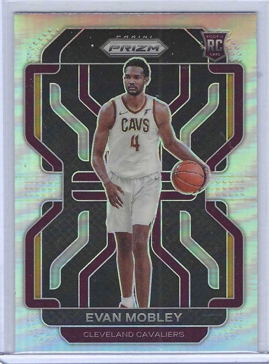 EVAN MOBLEY 2021-22 PANINI PRIZM SILVER PRIZM ROOKIE RC #325