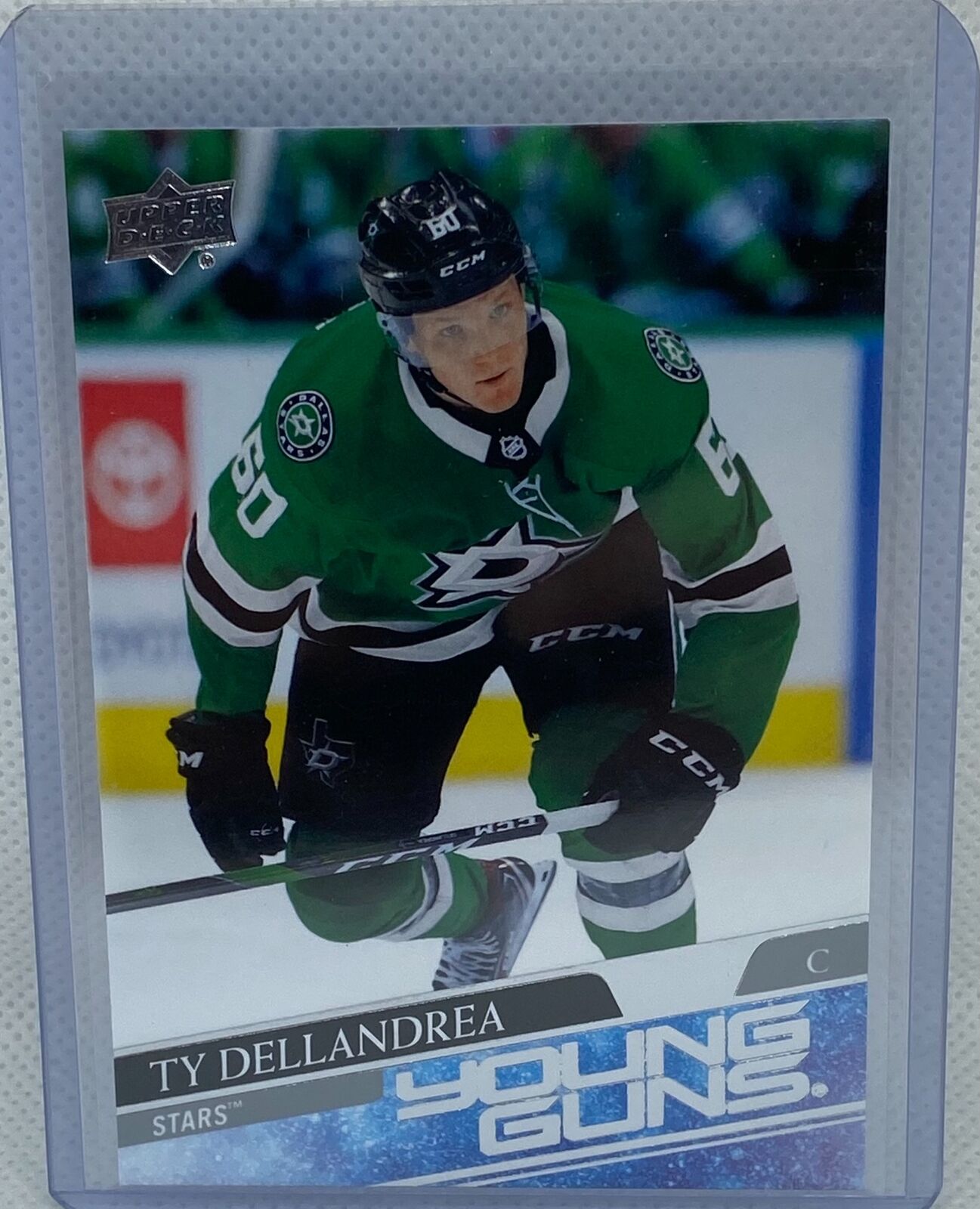 TY DELLANDREA 2020-21 UPPER DECK SERIES 1 YOUNG GUNS ROOKIE RC #213