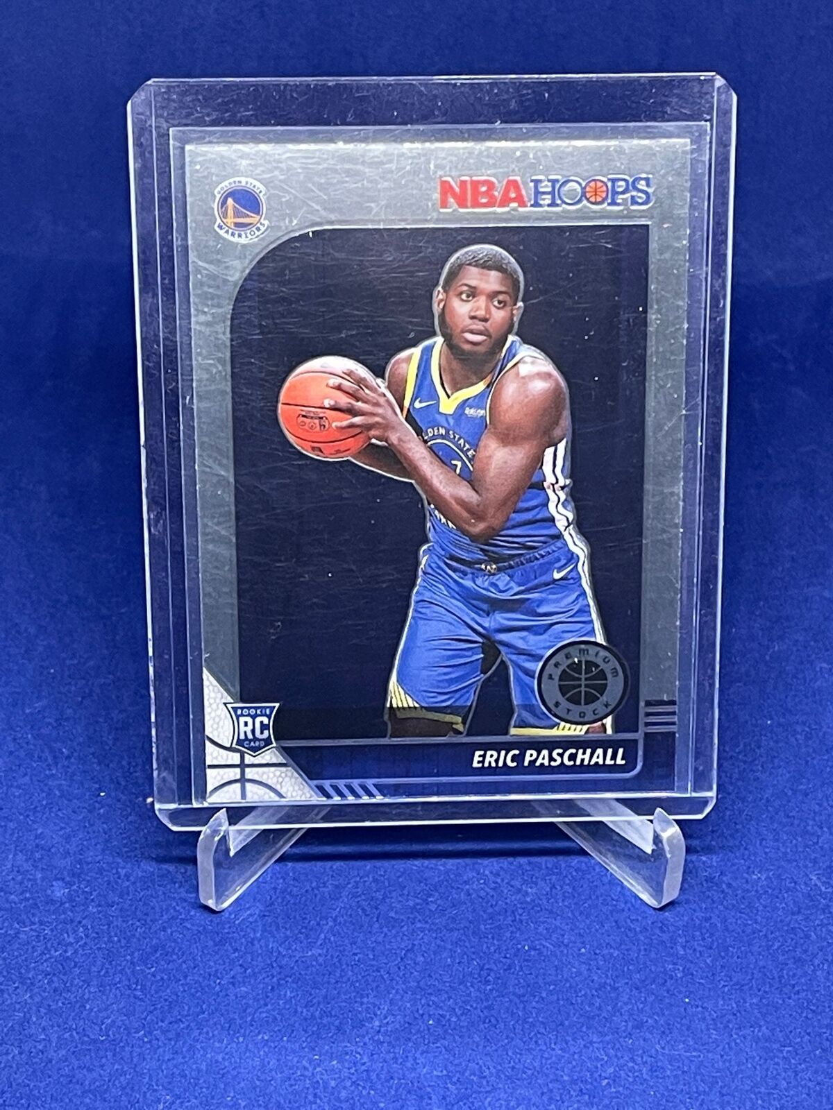 ERIC PASCHALL 2019-20 PANINI NBA HOOPS PREMIUM PHOTO VARIATION ROOKIE SP RC #230