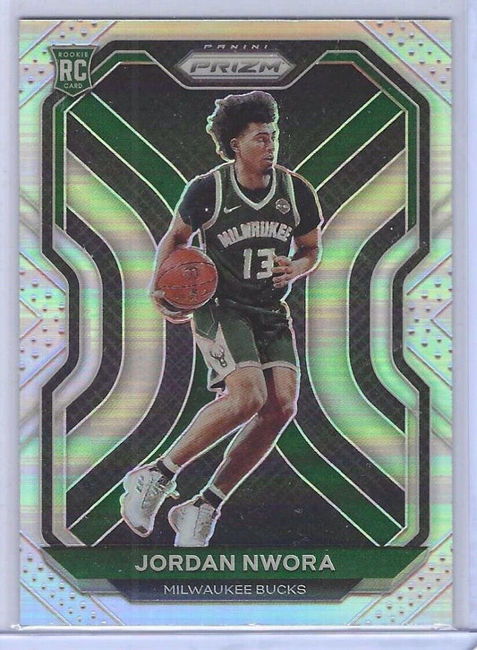 JORDAN NWORA 2020-21 PANINI PRIZM SILVER PRIZM ROOKIE RC #273