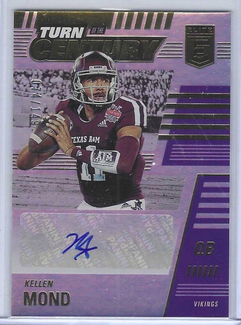 KELLEN MOND 2021 PANINI DONRUSS ELITE TURN OF THE CENTURY ROOKIE AUTO RC #D /149