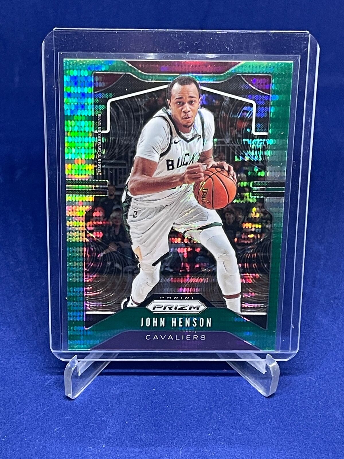 JOHN HENSON 2019-20 PANINI PRIZM GREEN PULSAR PRIZM #D 1/25