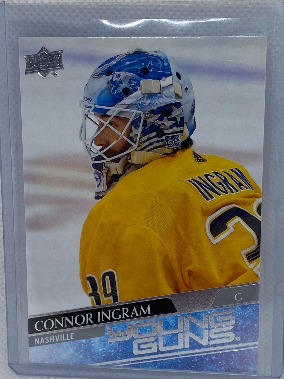 CONNOR INGRAM 2020-21 UPPER DECK SERIES 1 YOUNG GUNS ROOKIE RC #223