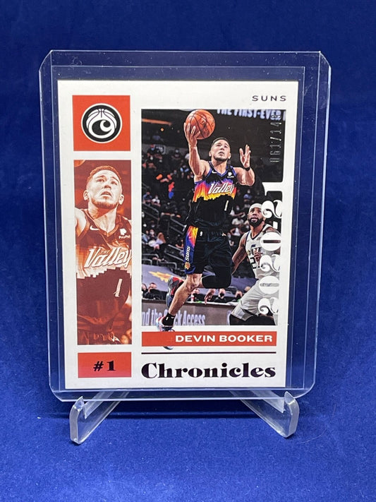 DEVIN BOOKER 2020-21 PANINI CHRONICLES RED #D 61/149