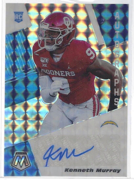 KENNETH MURRAY 2020 PANINI MOSAIC SILVER MOSAIC PRIZM ROOKIE AUTO RC #RA51