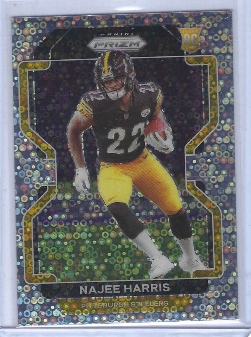 NAJEE HARRIS 2021 PANINI PRIZM SILVER DISCO PRIZM SP VARIATION ROOKIE RC #343