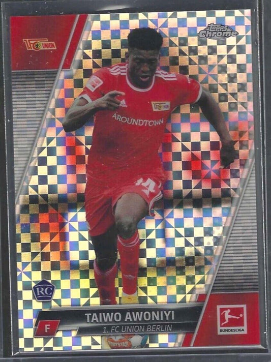 TAIWO AWONIYI 2021-22 TOPPS CHROME X-FRACTOR ROOKIE RC #D 085/250