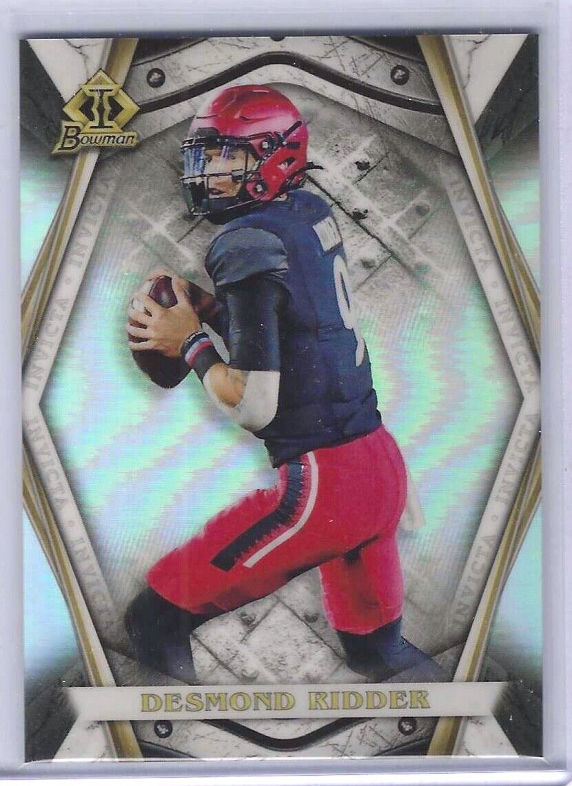 DESMOND RIDDER 2022 TOPPS BOWMAN UNIVERSITY INVICTA REFRACTOR ROOKIE RC #BI-16