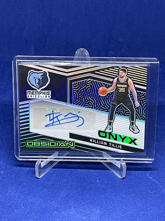 KILLIAN TILLIE 2020-21 PANINI OBSIDIAN ONYX AUTO RC #D 111/149