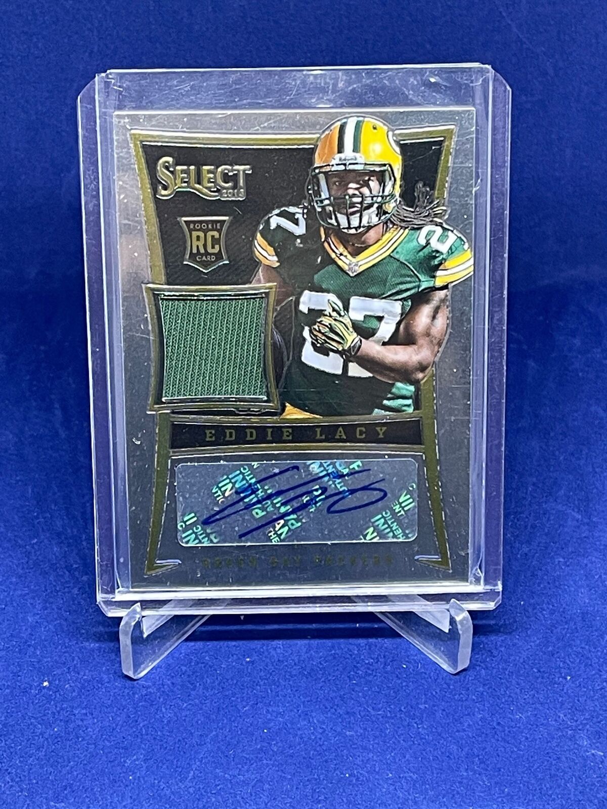 EDDIE LACY 2013 PANINI SELECT JERSEY AUTO ROOKIE RC #D 245/399
