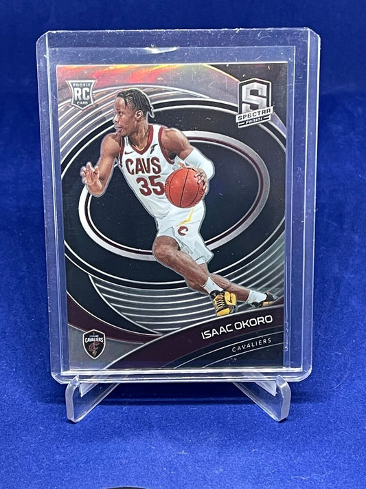 ISAAC OKORO 2020-21 PANINI SPECTRA SILVER PRIZM ROOKIE RC #111