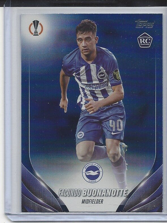 FACUNDO BUONANOTTE 2023-24 TOPPS CLUB COMPETITIONS BLUE FOIL ROOKIE RC #D /250
