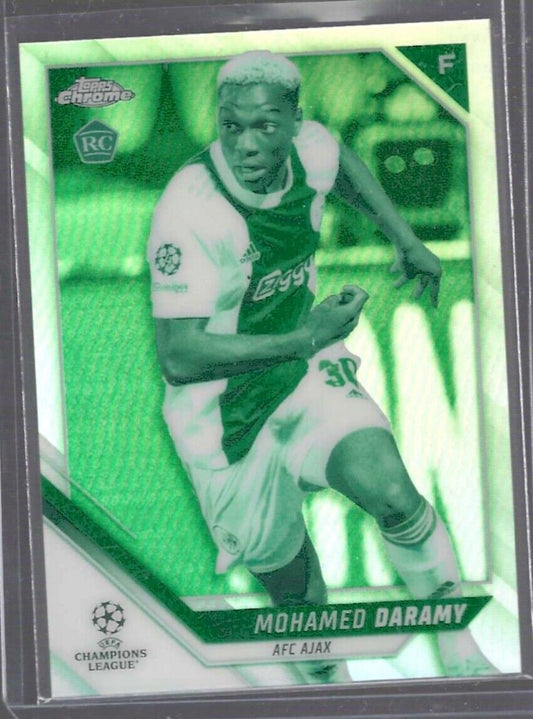 MOHAMED DARAMY 2021-22 TOPPS CHROME UEFA NIGHT VISION REFRACTOR RC #D /225