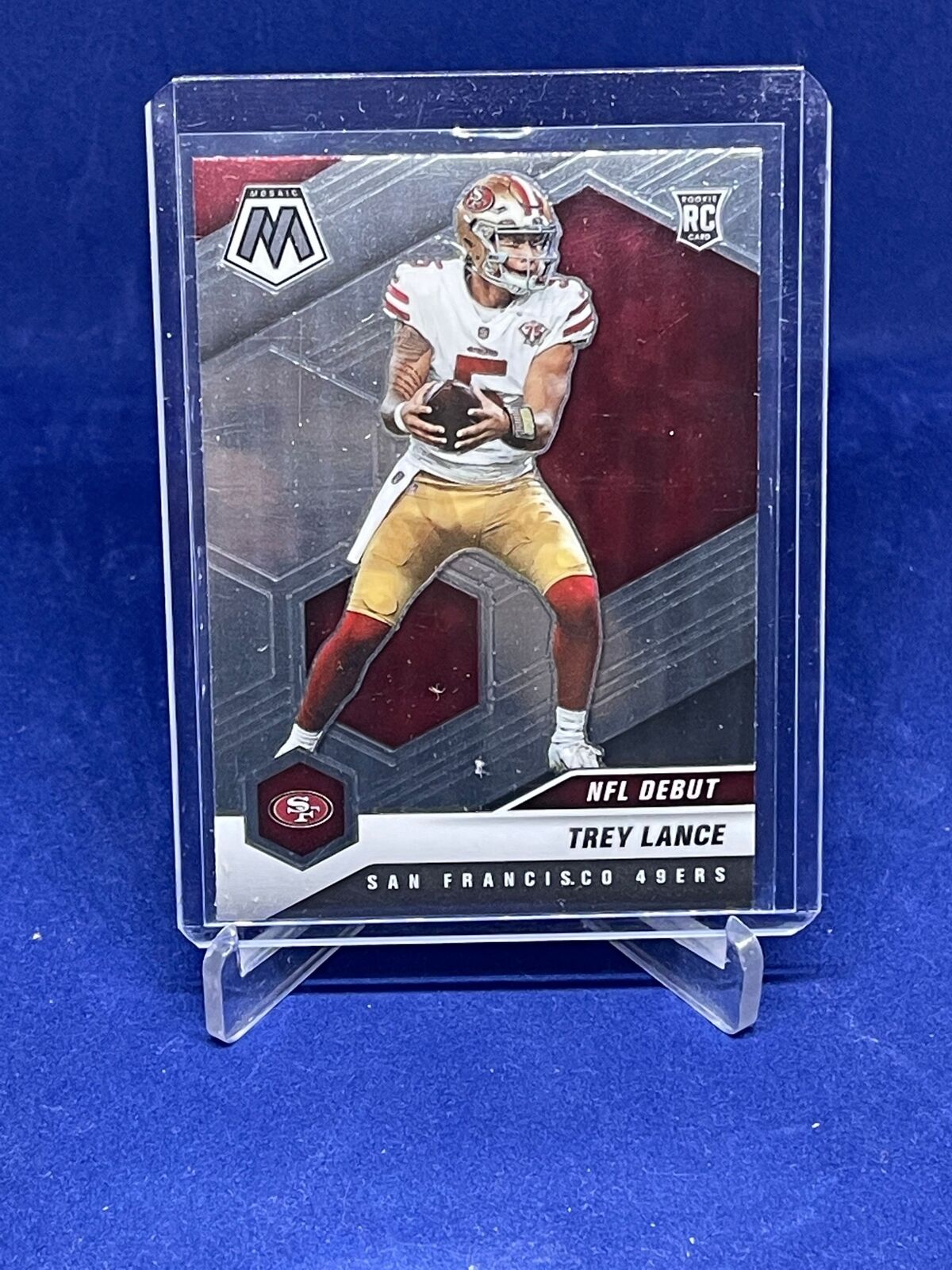 TREY LANCE 2021 PANINI MOSAIC NFL DEBUT ROOKIE RC #244