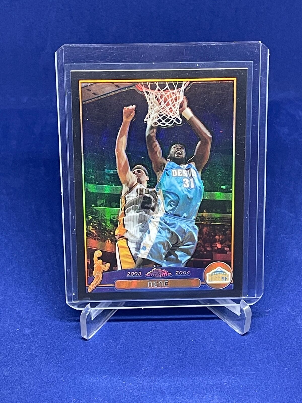 NENE 2003-04 TOPPS CHROME BLACK REFRACTOR #D 188/500