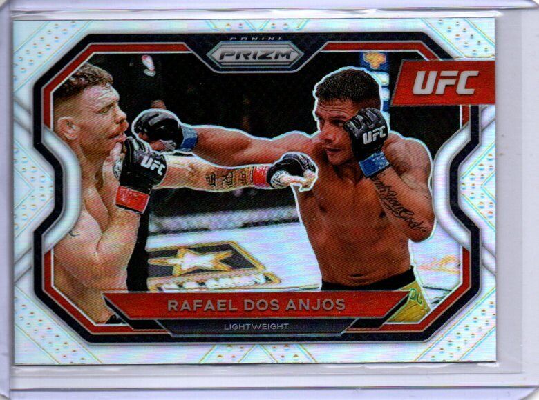 RAFAEL DOS ANJOS 2021 PANINI PRIZM UFC SILVER PRIZM #165