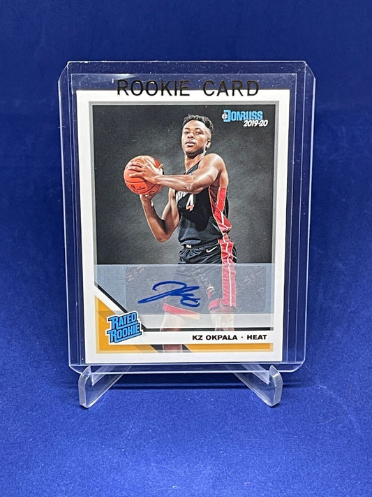 KZ OKPALA 2019-20 PANINI DONRUSS RATED ROOKIE AUTO RC #230