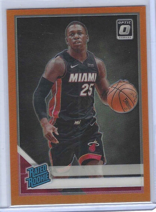 KENDRICK NUNN 2019-20 PANINI DONRUSS OPTIC ORANGE HOLO RATED ROOKIE RC #D 17/199