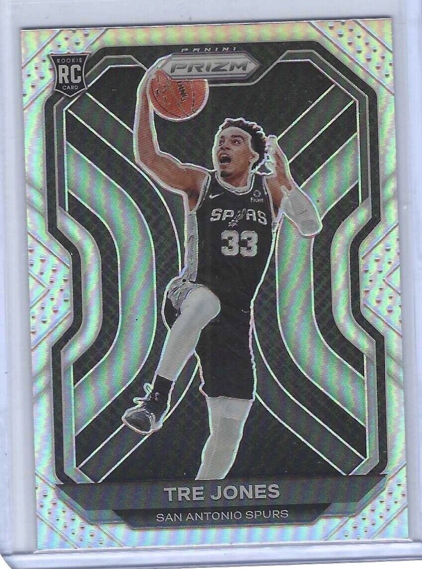 TRE JONES 2020-21 PANINI PRIZM SILVER PRIZM ROOKIE RC #291