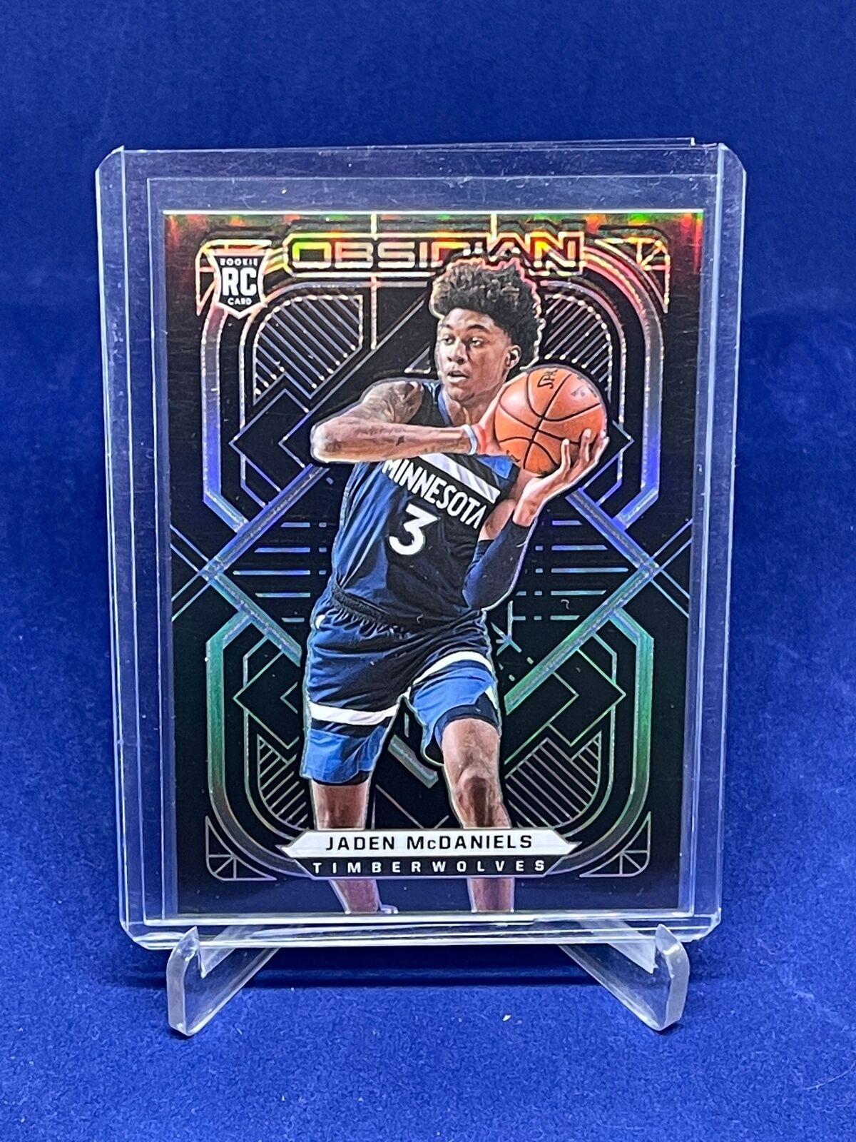 JADEN MCDANIELS 2020-21 PANINI OBSIDIAN ROOKIE RC #172