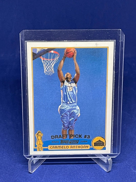 CARMELO ANTHONY 2003-04 TOPPS COLLECTION GOLD ROOKIE RC #223