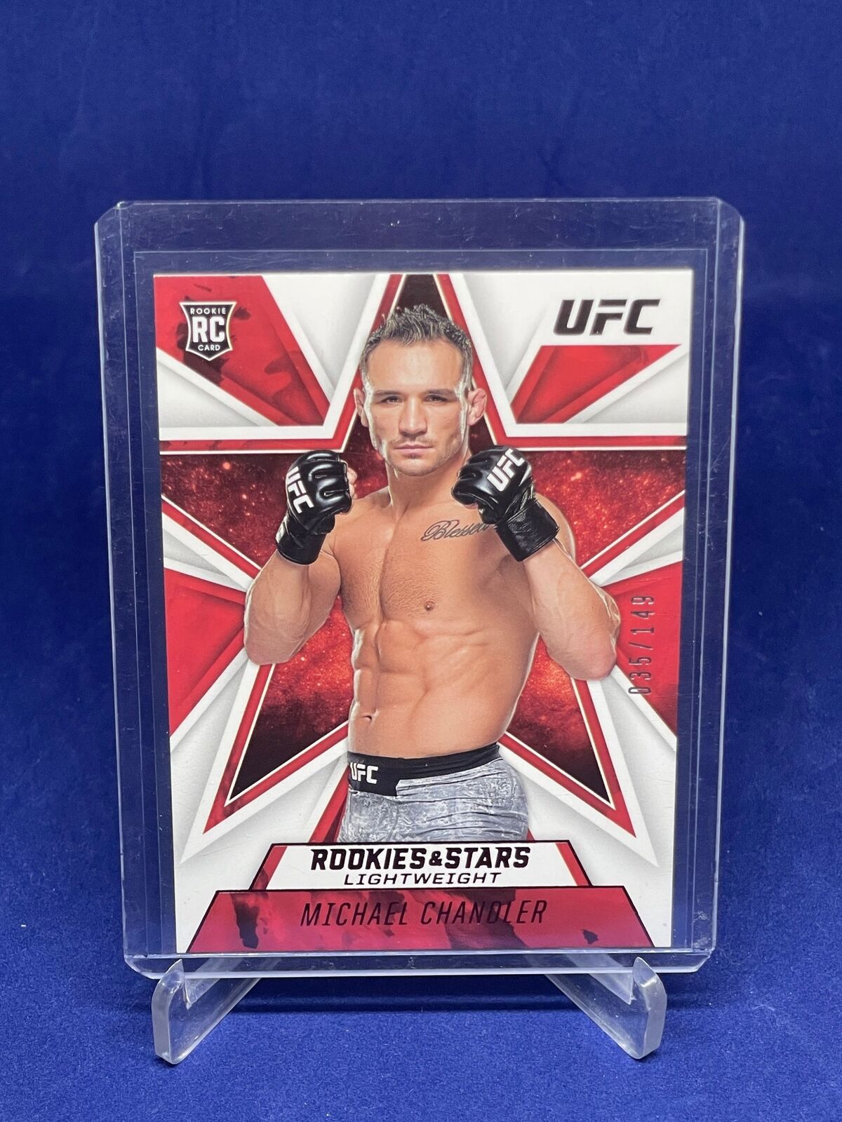 MICHAEL CHANDLER 2021 PANINI CHRONICLES ROOKIES AND STARS RED RC #D 35/149