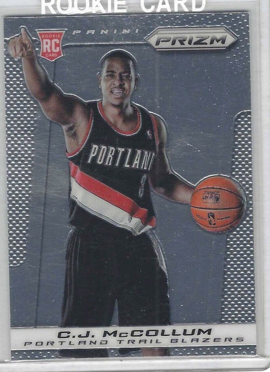 CJ MCCOLLUM 2013-14 PANINI PRIZM ROOKIE RC #283