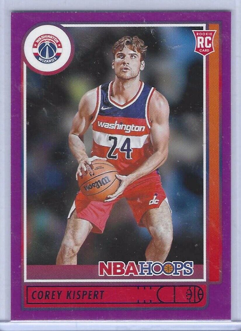 COREY KISPERT 2021-22 NBA HOOPS PURPLE SP ROOKIE RC #212