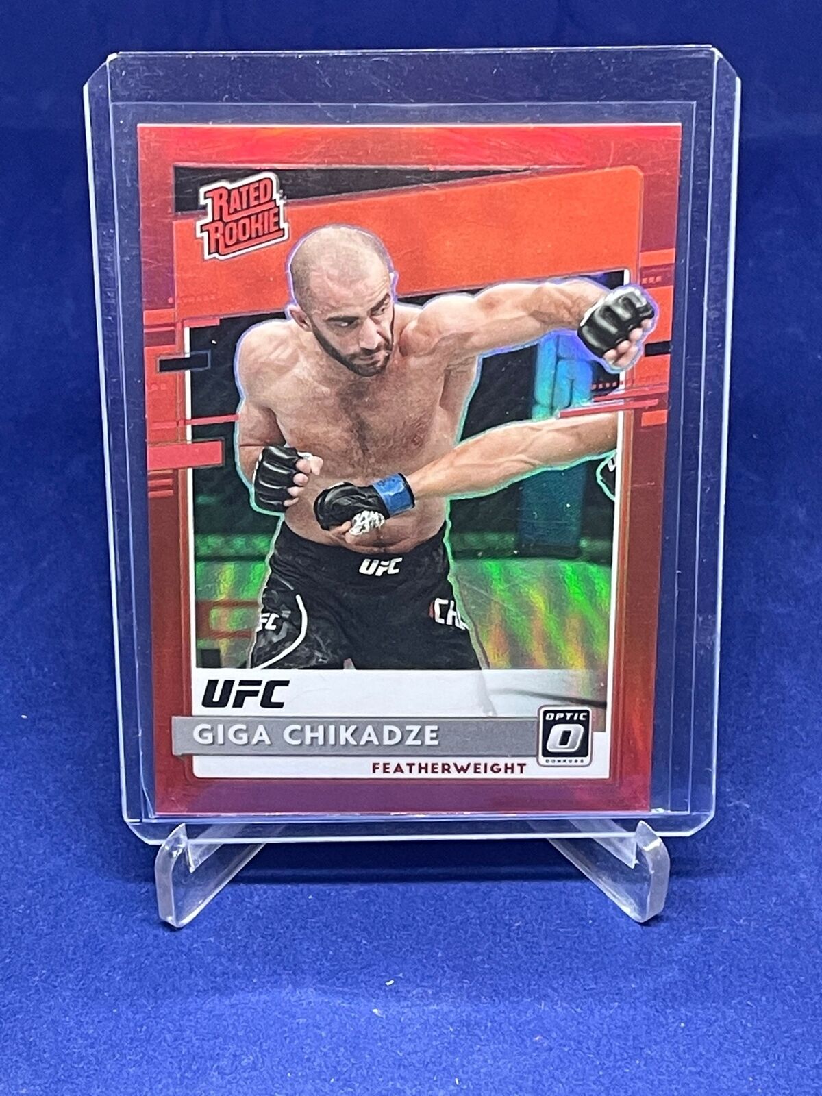 GIGA CHIKADZE 2021 PANINI CHRONICLES OPTIC RATED ROOKIE RED PRIZM #D 106/149