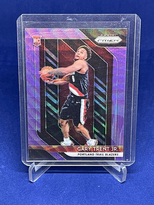 GARY TRENT JR 2018-19 PANINI PRIZM PURPLE WAVE PRIZMS SP ROOKIE RC #71