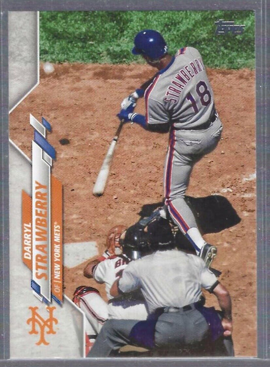 DARRYL STRAWBERRY 2020 TOPPS SERIES TWO SP PHOTO VARIATION #660