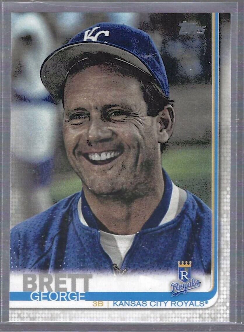 GEORGE BRETT 2019 TOPPS SERIES TWO SP PHOTO VARIATION #690